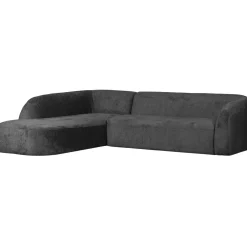 WOOOD Organische Bank|Hoekbank|Hoekbank Sloping Links, Structure Velvet