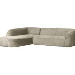 WOOOD Organische Bank|Hoekbank|Hoekbank Sloping Links, Structure Velvet