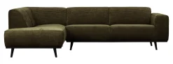 WOOOD Hoekbank|Loungebank|Hoekbank Statement Rib, 274cm