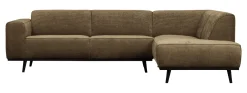 WOOOD Hoekbank|Loungebank|Hoekbank Statement Rib, 274cm