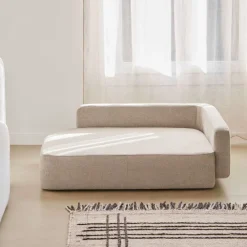 Kave Home Huisdieraccessoires|Hondenkussen Bowie 98 x 73cm Beige