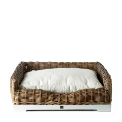 Rivièra Maison Huisdieraccessoires|Hondenmand Classic Rustic Rattan, kleur Bruin