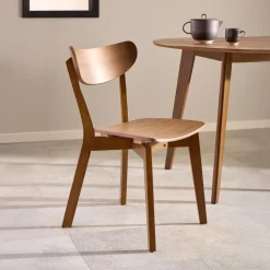 Bendt Eetkamerstoelen Zonder Armleuning|Houten Eetkamerstoel Torkil