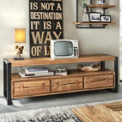 Artistiq Living Tv-Meubel Hout|Industrieel TV-meubel Live Edge Acaciahout