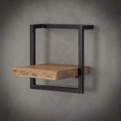 LifestyleFurn Wandrekjes & Wandplanken|Industriële Wandplank Buster Massief acacia naturel