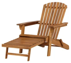 Nohr Loungestoelen|Inklapbare Loungestoel Tomica Acaciahout Bruin