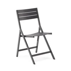 Kave Home Terrasstoelen|Inklapbare Tuinstoel Torreta Donkergrijs