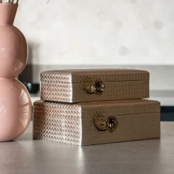 Richmond Interiors Opbergruimte|Juwelenbox Trace kleur Goud