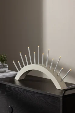 Nohr Kaarshouders & Windlichten|Tafellampen|Kaarshouder/Tafellamp Labrandon kleur Beige