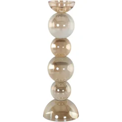 Richmond Interiors Kaarshouders & Windlichten|Kandelaar Emie Glas