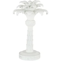 Richmond Interiors Kaarshouders & Windlichten|Kandelaar Palma Resin Wit