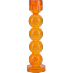 Richmond Interiors Kaarshouders & Windlichten|Kandelaar Raylan kleur Oranje