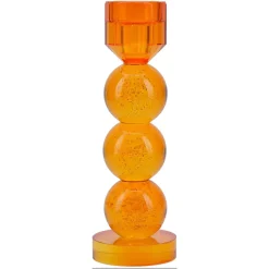 Richmond Interiors Kaarshouders & Windlichten|Kandelaar Raylan kleur Oranje