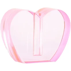 Richmond Interiors Kaarshouders & Windlichten|Kandelaar Sanae Glas, 15cm Roze