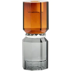 Richmond Interiors Kaarshouders & Windlichten|Kandelaar Thyra Glas, 15cm