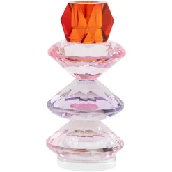 Richmond Interiors Kaarshouders & Windlichten|Kandelaar Yalena Glas