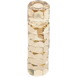 Richmond Interiors Kaarshouders & Windlichten|Kandelaar Zofia Glas, 18cm Beige