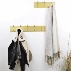 Urban Interiors Overige Decoratie|Kapstok Factory Met 6 haken, kleur Goud