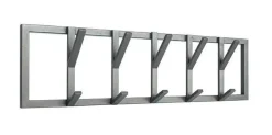 LABEL51 Wandkapstokken|Kapstok Frame, Metaal, 80 x 22 x 9cm Burned Steel