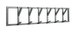 LABEL51 Wandkapstokken|Kapstok Frame, Metaal, 95 x 22 x 9cm Burned Steel