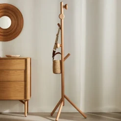 Kave Home Staande Kapstokken|Kapstok Nadue Beukenhout, 170cm