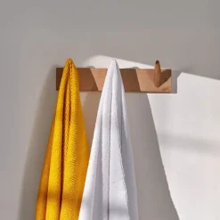 Kave Home Wandkapstokken|Kapstok Natane 40cm, kleur Naturel Natural