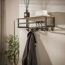 LifestyleFurn Wandkapstokken|Kapstok Tekia Met 6 haken