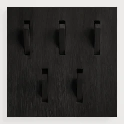 Ethnicraft Wandkapstokken|Kapstok Utilitile Eikenhout, Met 5 haken