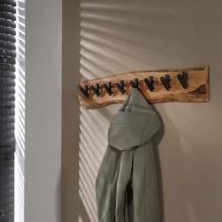 LifestyleFurn Wandkapstokken|Kapstok Warren Massief acacia naturel