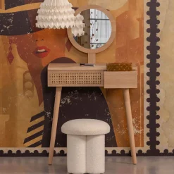 WOOOD Bureaus|Kaptafel Soof Grenenhout, 70 x 40cm Naturel