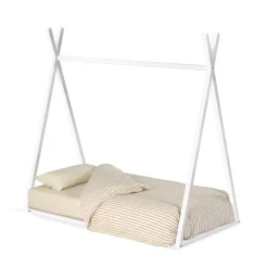 Kave Home Eenpersoonsbedden|Kinderbed Maralis Tipi, kleur Wit