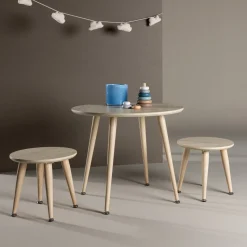 Nohr Kinderstoelen|Kinderset Niki kleur Whitewash