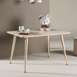 Nohr Kinderbureaus|Kindertafel Austina 80 x 60cm, kleur Whitewash