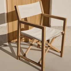 Kave Home Terrasstoelen|Klapstoel Vilara Acaciahout