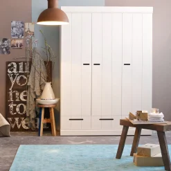 WOOOD Kledingkasten & Garderobekasten|Kledingkast Connect 3 deuren en 3 laden