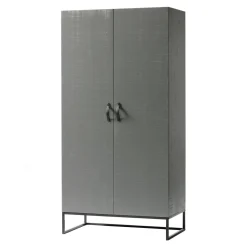 WOOOD Kledingkasten & Garderobekasten|Kledingkast Morris 195 x 100cm, kleur Leem Leemgrijs