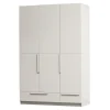 WOOOD Kledingkasten & Garderobekasten|Kledingkast Pure Grenenhout, 3-deurs, kleur Dust