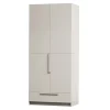 WOOOD Kledingkasten & Garderobekasten|Kledingkast Pure Grenenhout, 2-deurs, kleur Dust