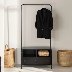 Nohr Kledingrekken|Kledingrek Chemeka 175 x 100cm Zwart