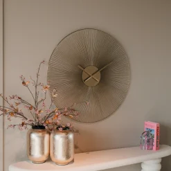 Richmond Interiors Wandklokken|Klok Audrey 90cm, kleur Goud