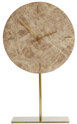 Light & Living Tafelklokken|Klok Moreno Op voet Bruin