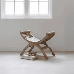 MUST Living Krukjes|Kruk Cleopatra Teakhout, 53cm