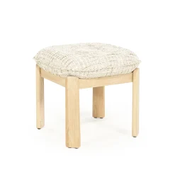 Eleonora Krukjes|Kruk Lottie Geweven stof en eikenhout