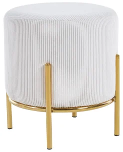 Artistiq Living Poefs & Hockers|Krukje Kenni Rib, Goudkleurig