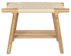 Dutchbone Krukjes|Krukje Kintaro Eikenhout en touw