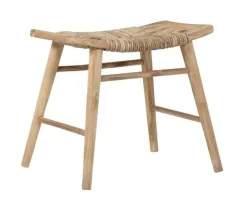 MUST Living Krukjes|Krukje Rex Teakhout, 55 x 42cm Naturel