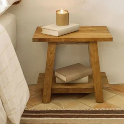 Kave Home Krukjes|Krukje Safara Teakhout Naturel