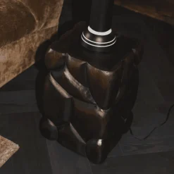 Dutchbone Krukjes|Krukje/Bijzettafel Brooklyn Mangohout, 30 x 30cm