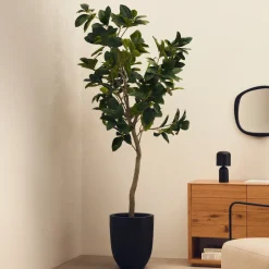 Kave Home Kunstplanten|Kunstplant Ficus 210cm hoog, excl. sierpot Groen