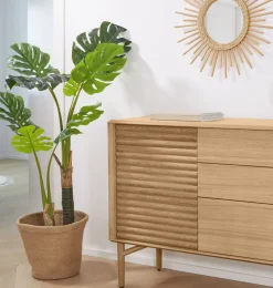 Kave Home Kunstplanten|Kunstplant Monstera Groen